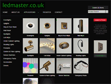 Tablet Screenshot of ledmaster.co.uk