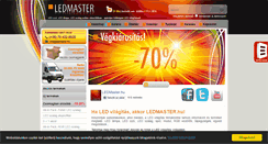 Desktop Screenshot of ledmaster.hu