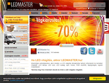 Tablet Screenshot of ledmaster.hu